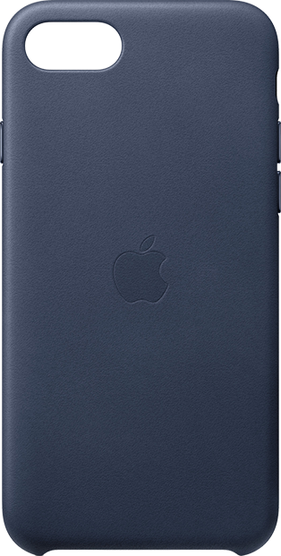 Apple Leather Case - iPhone SE (2020-2022)/8/7 - Blue